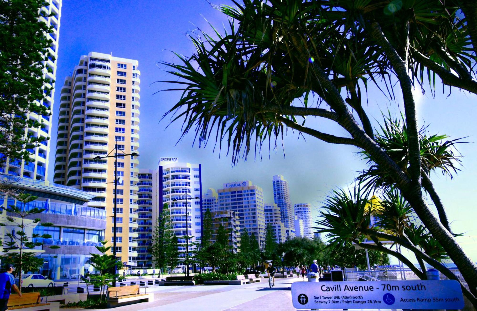 Grosvenor Beachfront Apartments Surfers Paradise Голд-Кост Экстерьер фото
